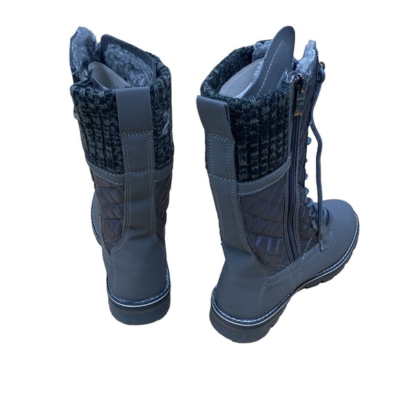 Size 7 Polar Women’s Snow Boots / Thermal Winter Snow Boots Gray - Picture 3 of 5